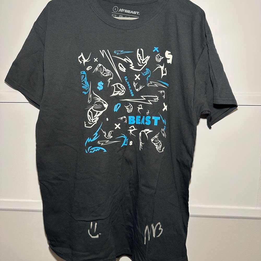 Mr. Beast Signed T-shirt